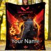 Custom Name Valorant Theme Printed Blanket - Perfect for Couch, Bed, Travel & Outdoor Use | Machine Washable, Cozy & Durable.