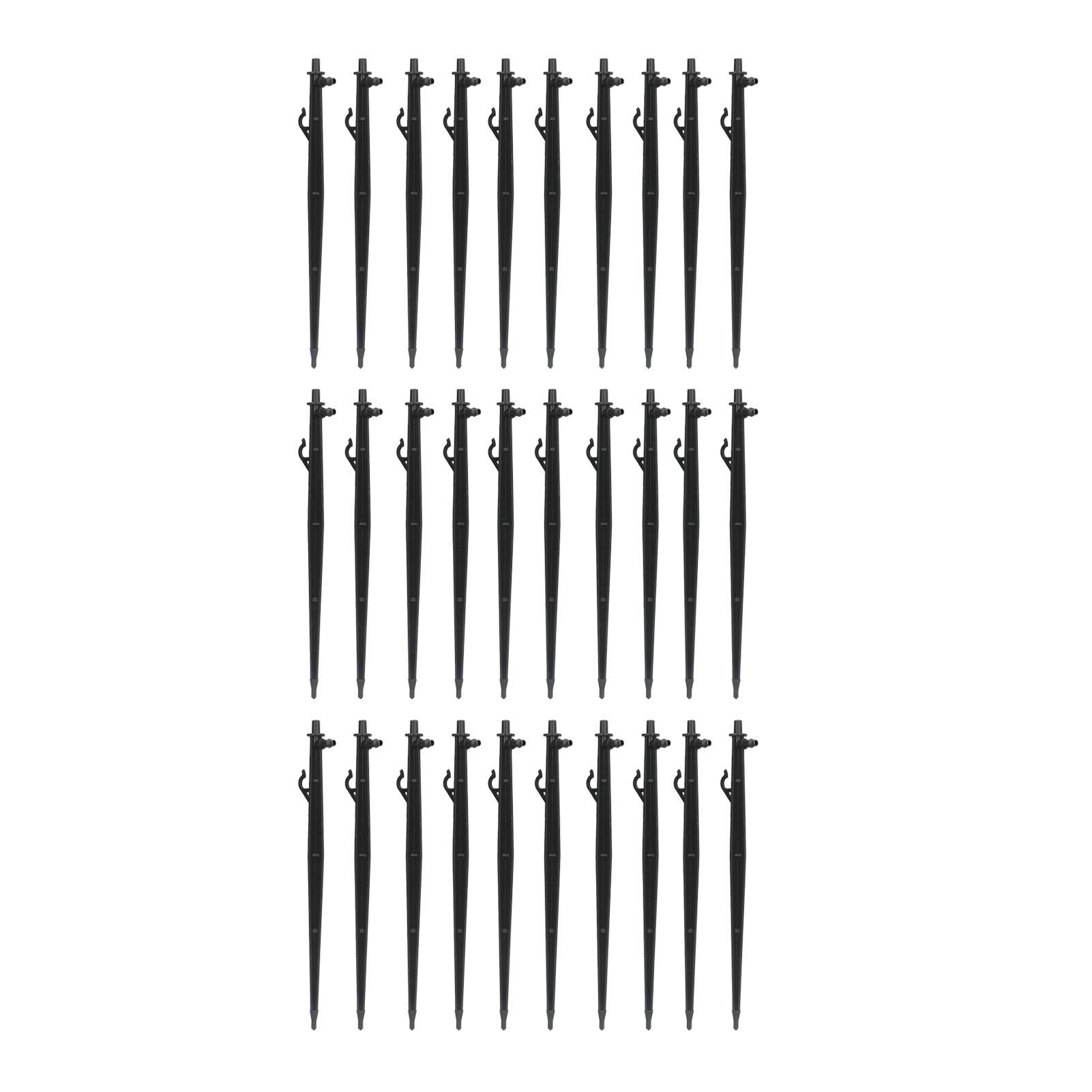 

30PCS Micro Sprinkler Bracket Plastic Ground Insertion Rod Irrigation Drip Support Stake for Gardening