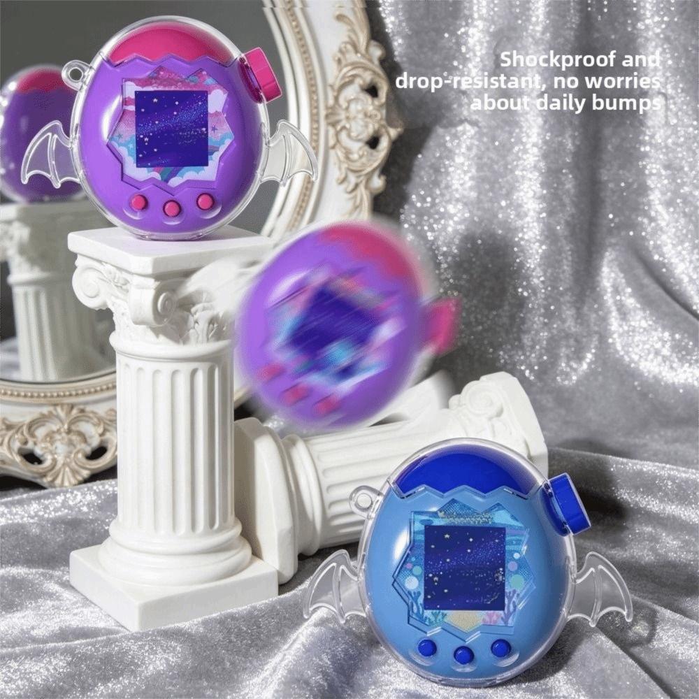 Clear Hard Cover Skin with Wings Replacement Shell for Tamagotchi Paradise Accessories