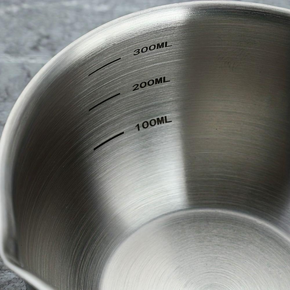 Durable Butter Melting Pot 304 Stainless Steel Small Cooking Pot Oil Sprinkling Small Pot  Home