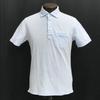 USED/Detour Short Sleeve Polo Shirt Light Blue Size 46 (Men’s SM) Made In Japan