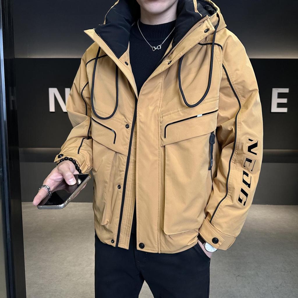 Men's High-End Hooded Winter Down Jacket 2025: Stylish, Warm, and Trendy Outerwear