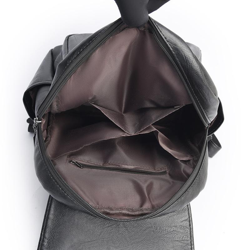 Ny Amerikansk Trendy Nisjedesign Tyverisikker Ryggsekk Stor Kapasitet Fasjonabel Dameveske
