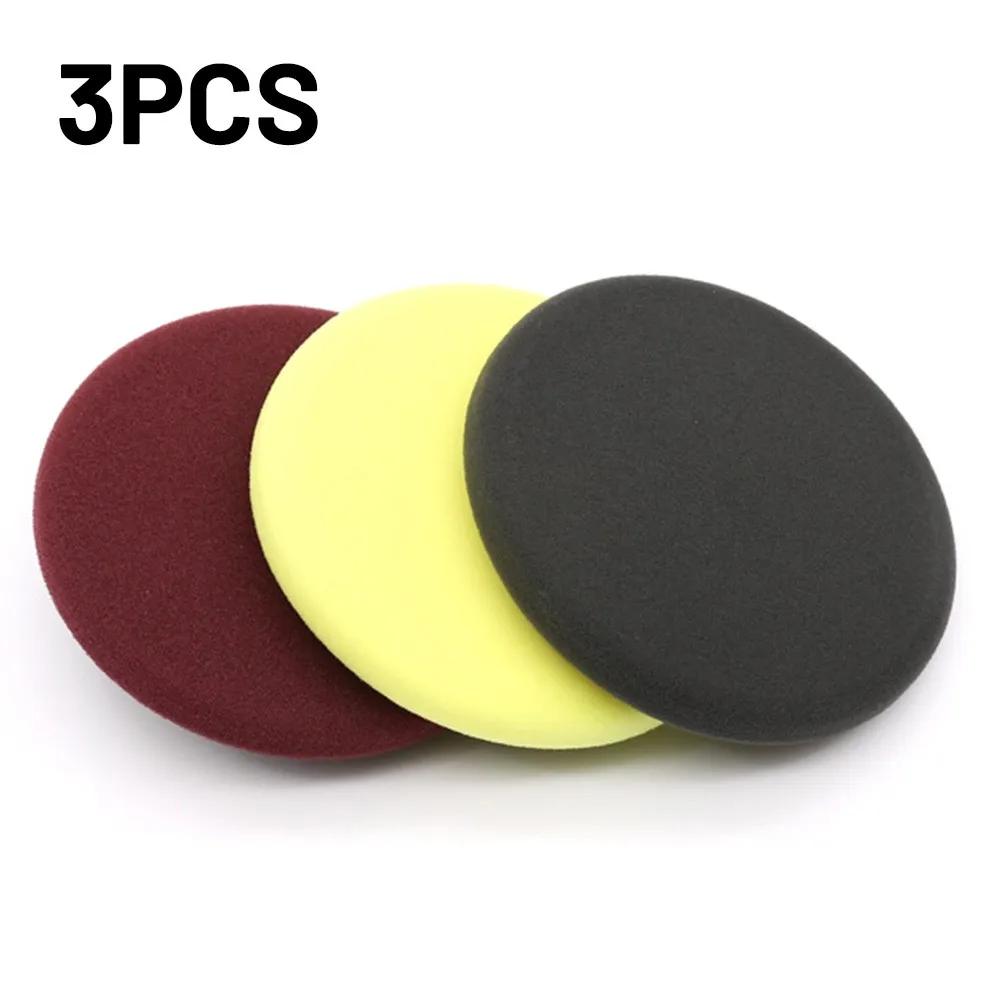 Brand New Useful Replacement Polisher Buffer Polishing Sanding Pad 150mm 3PCS/Set Assembly Foam Polishing Pads