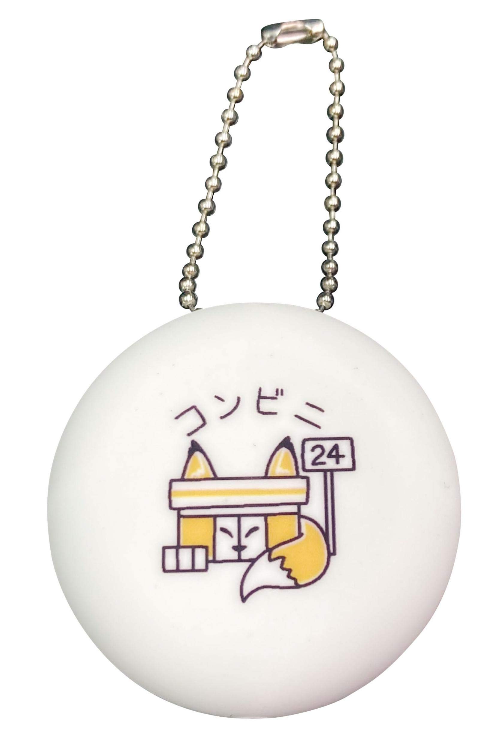 

ZIP CORPORATION Silicone Case for Shopping Cute Character Design Ball Convenience 85079 Bags, Keychain, (with Chain), Store,