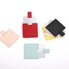 Leather Cover Stainless Steel Cosmetic Mirror Handheld Makeup Mirror  For Cosmetic Tools