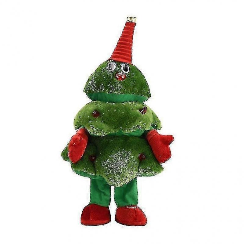 1 Popular Christmas Tree Doll That Can Sing And Dance, Electric Plush Toy, Creative Christmas Children's Gift