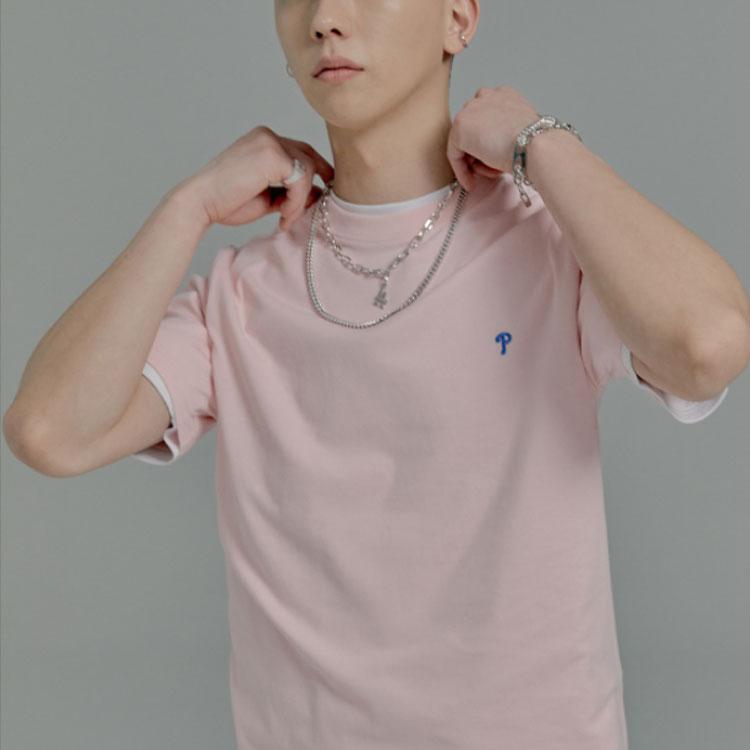 New MLB T Shirts Unisex Pink 31TS01131-10P