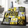 Softball Passion And Dedication Artwork Design Gift Customizable Blanket Personalized Name Comfortable Texture For Sofa Couch Office Bed Picnics For