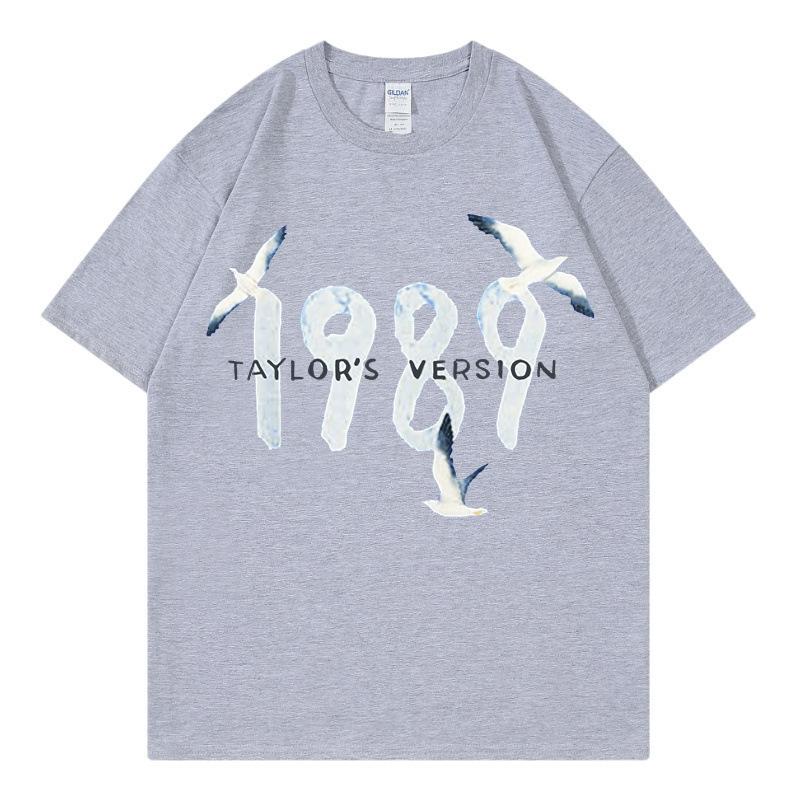 New Men's Taylor Swift Cotton Printed Men's and Women's Short Sleeve Crew Neck T-Shirt