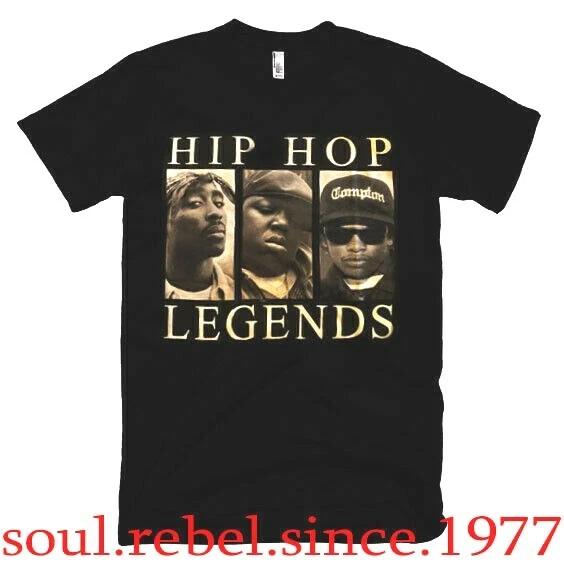 LEGENDS TUPAC BIGGIE EAZY-E RAP HIP HOP T-Shirt M