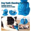 Cute Pet Puzzle Toy Treat-filling Capbbilities for Chew Durable Rubber Dinosaur Dog Teeth Cleaning Toy