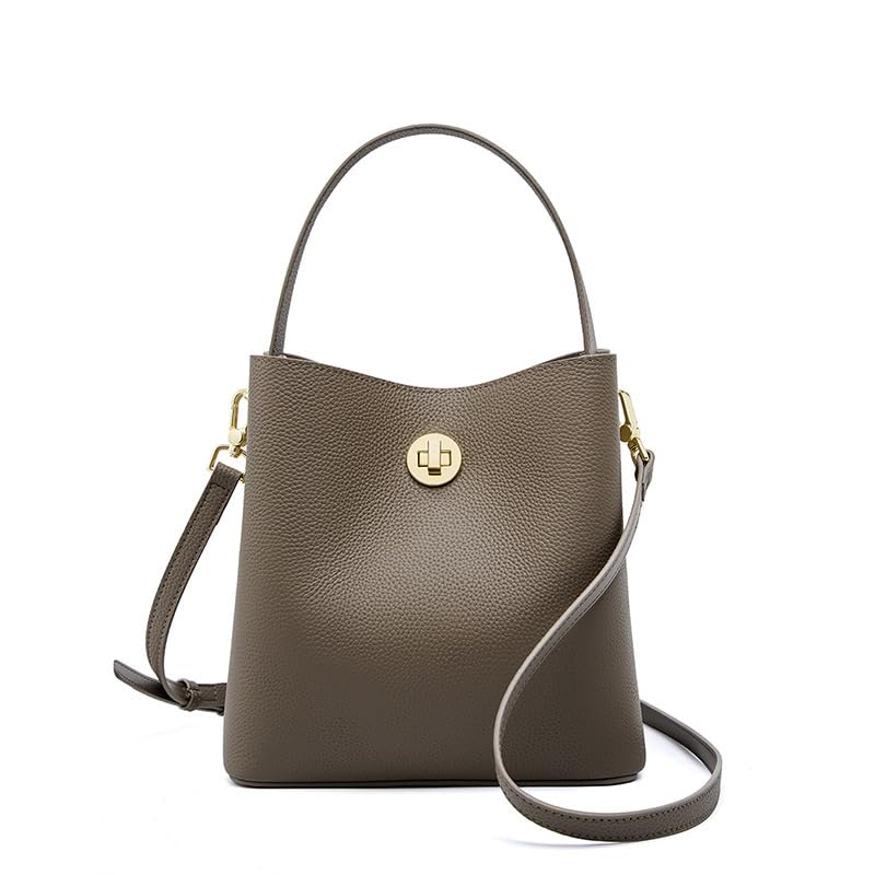 

Genuine leather shoulder keeps the good stuff for a long leather khaki [VEROMAN] handbag, 2-way, ladies bag, time, bag, leather, formal, бежевий