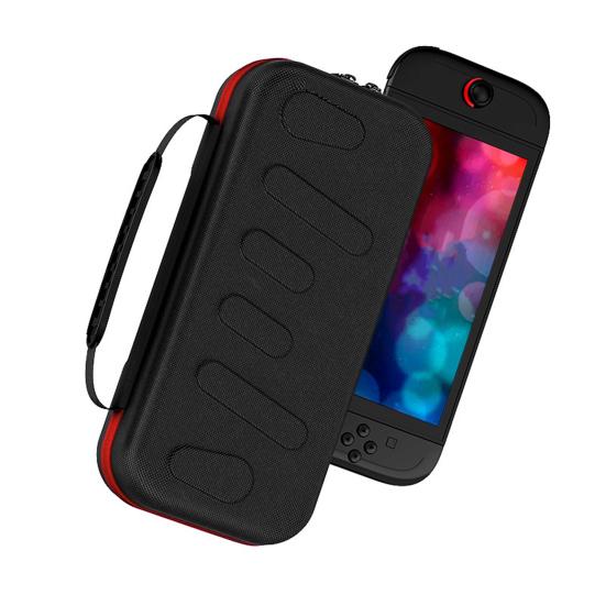 Carrying Case with Game Card Slots Large Capacity Zipper Closure Shockproof Impact Resistant Console Storage Bag for Switch 2