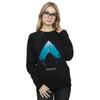 DC Comics Womens/Ladies Aquaman Ocean Logo Sweatshirt