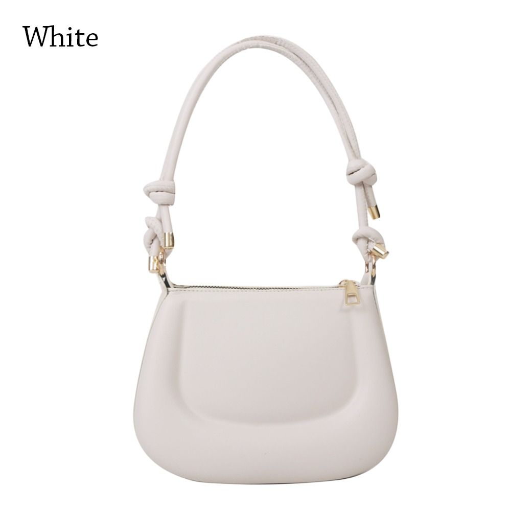 Women Simple Solid Color Crossbody Bags Underarm Bag Shoulder Bag Messenger Bag