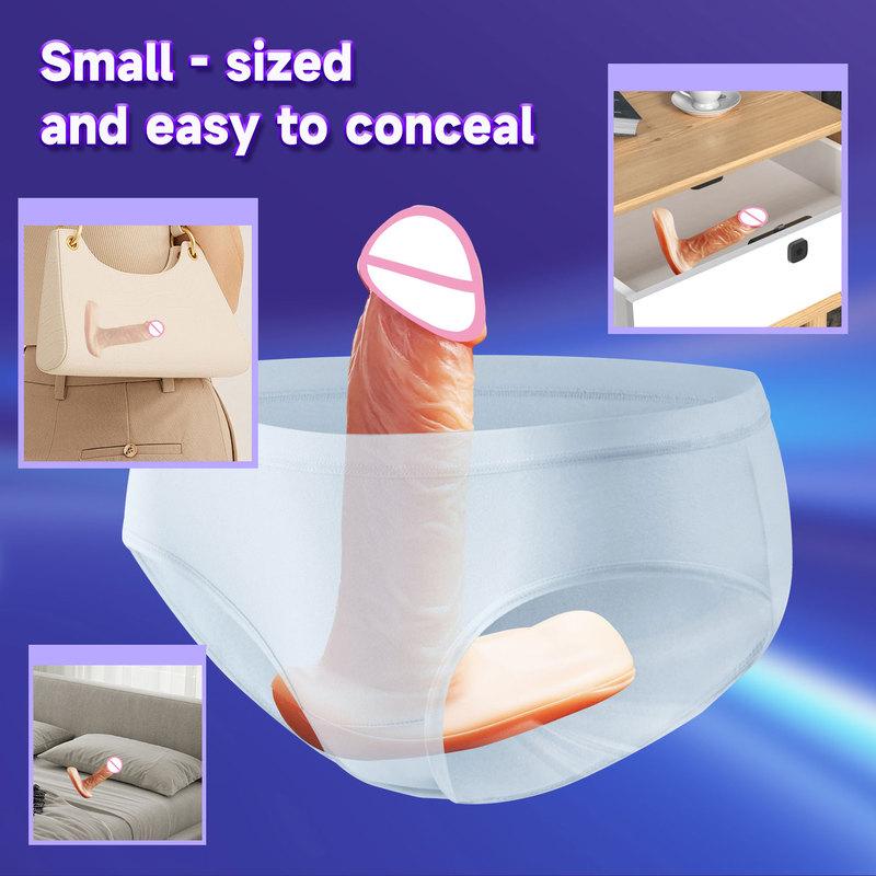 Thrusting Dildo Vibration Penis Soft Realistic Wearable Cock Remote Control  18Masturbators Anal Adult Toys Sex Toys For Women