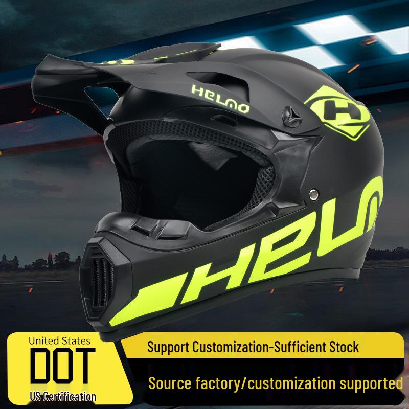 DOT Certified Off-Road Full-Face Helmet for Mountain Biking and Downhill Riding