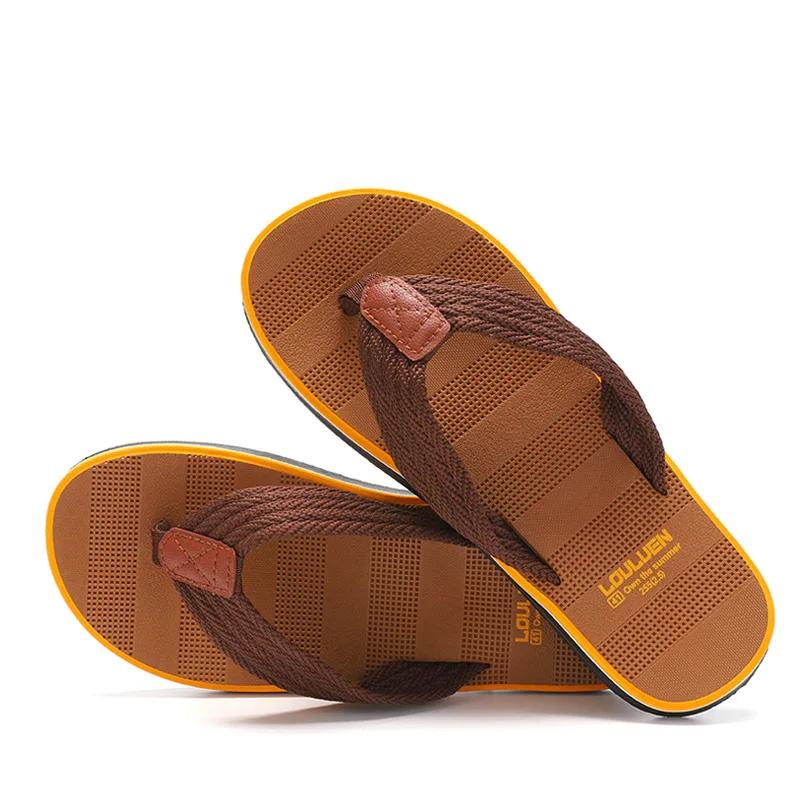 Beach Flip Flop Summer Men's Slippers Massage Sandals Fashion Breathable Casual Shoes 2024 New Hot Shoes Zapatos Hombre  Shoes