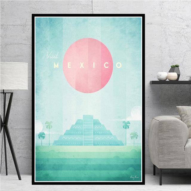 Modern Minimalist City Travel London Los Angeles Miami New York Canvas Painting Wall Art Picture Nordic Decoration Home Decor