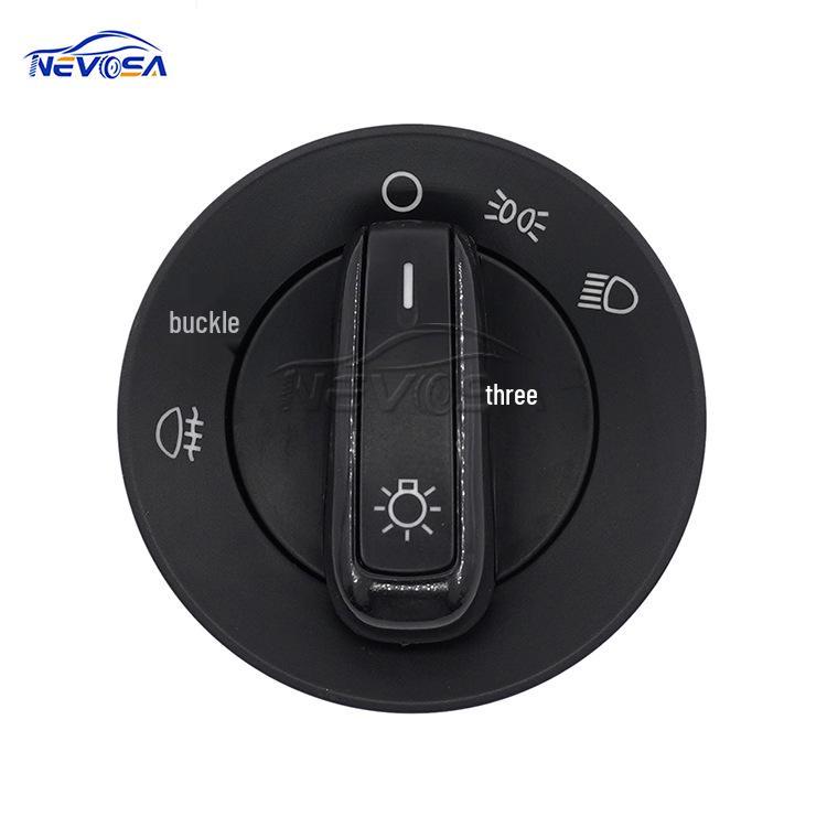 Volkswagen Golf Headlight & Fog Light Control Switch (6R0941531E)