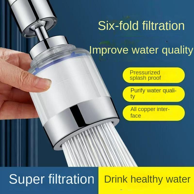 Faucet Filter Multi-Fit Universal Spill-Proof Sprinkler Kitchen Faucet Home Items Water Purifier Home Rotatable