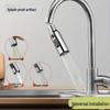 Robinet de cuisine universel pivotant avec rallonge anti-éclaboussures pour le lavage des légumes