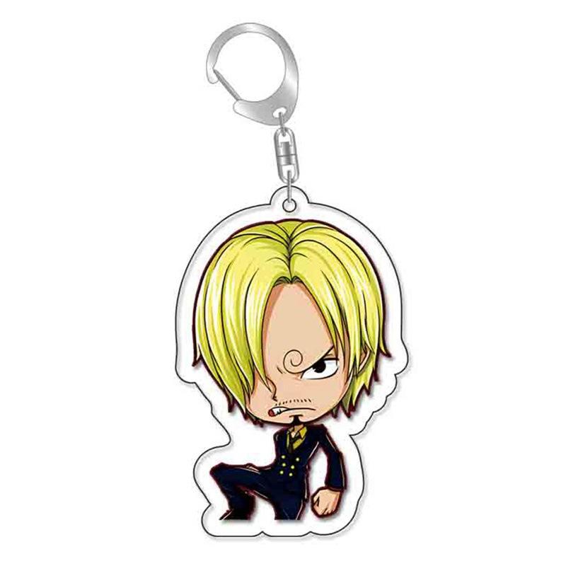 

Anime One Piece keychain/keychain/Luffy, Sun God Chopper, Roron, Ace 7