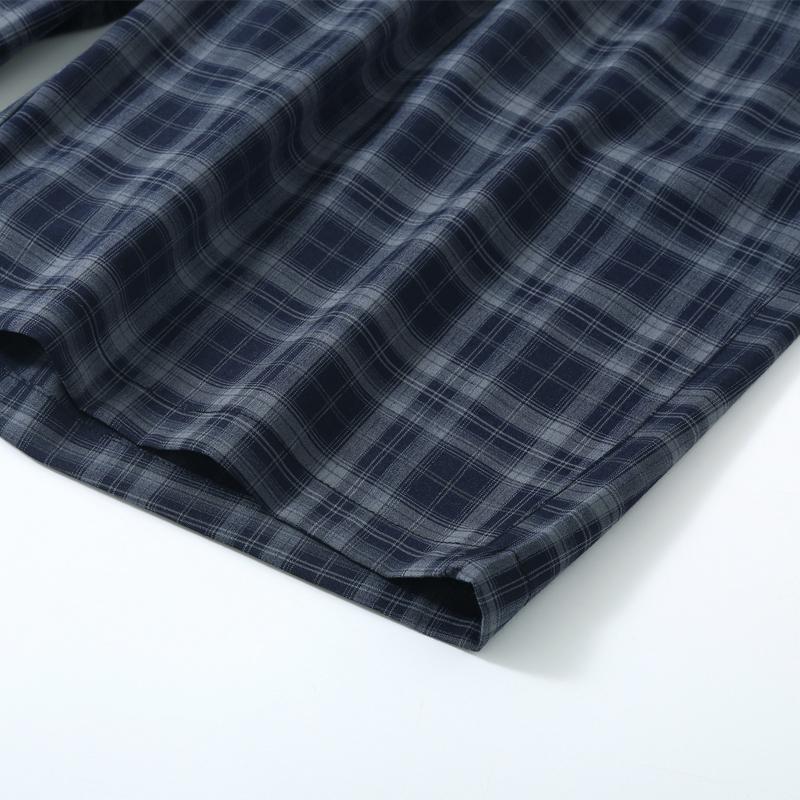 Men's Plaid Casual Shorts, Elastic Waist Drawstring Summer Beach Shorts (L-5XL)