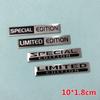 3d Aluminium Special Edition Logo Limited Edition Emblem Sticker Car Interior Exterior Decoration Decal  Accessories