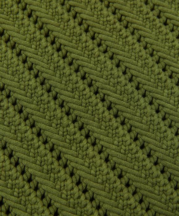 Le Mad Oblique See-Through Round Knit - Green