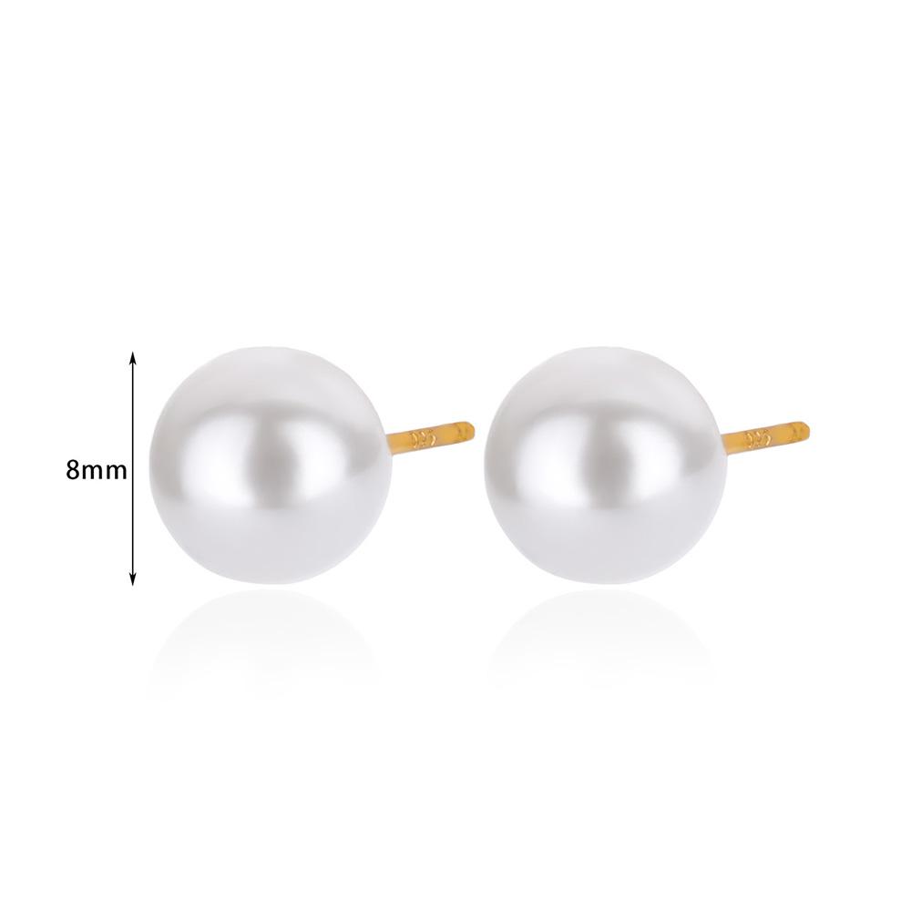 

Mini Stainless Steel Earrings for Women Cute Fish Tail Cross Imitation Pearl Earring Vacation Waterproof Party Prom Jewelry Gift stainless steel