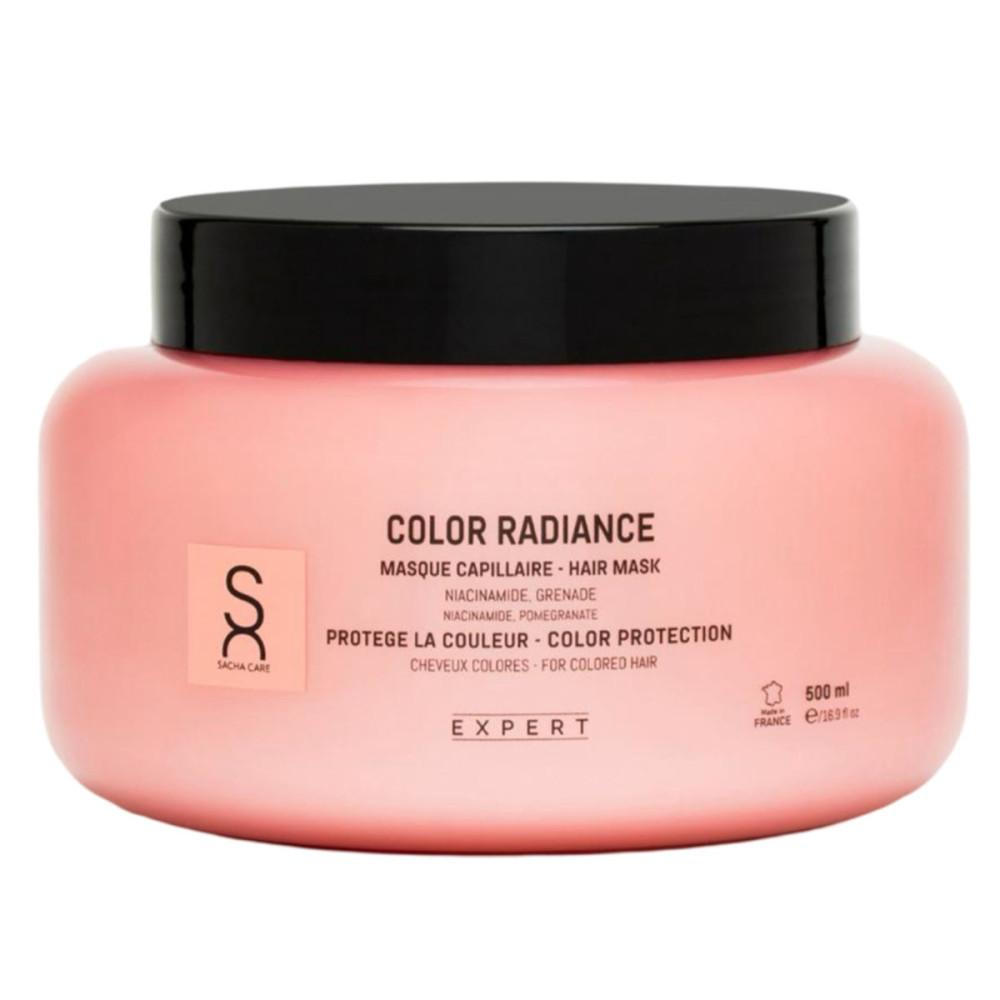 Sacha Care - Color Radiance Care Set - Shampoo 500 Ml - Mask 500 Ml - B-Tox 1000 Ml - Leave-In 100 Ml - 
