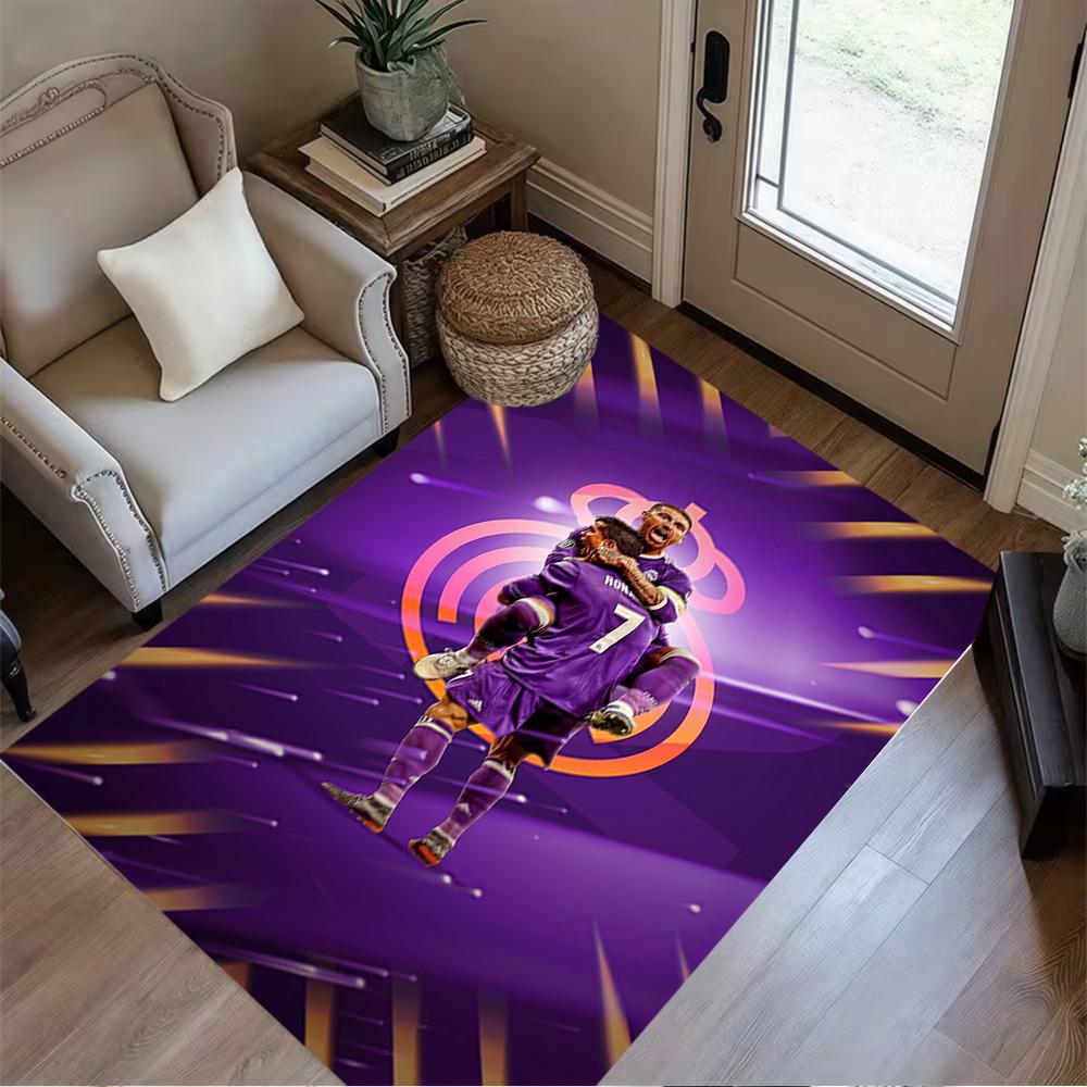 Cristiano Ronaldo's Legacy Area Rug Suitable for Outdoor Decorate Room Hallway Game Room Anti-slip Rug Decorate Offices Gift for Festivals
