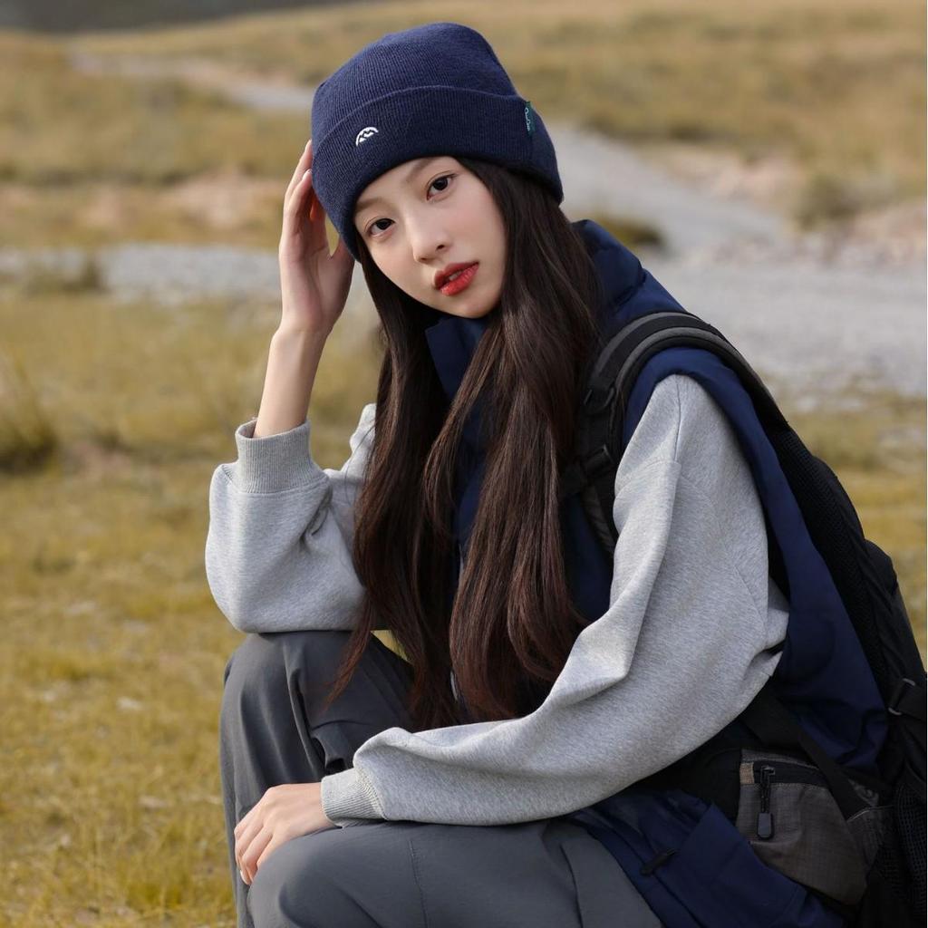 Women's Knitted Beanie Hat: Autumn/Winter, Korean Style, Ear Protection, Windproof, Outdoor Mountaineering Fashion.