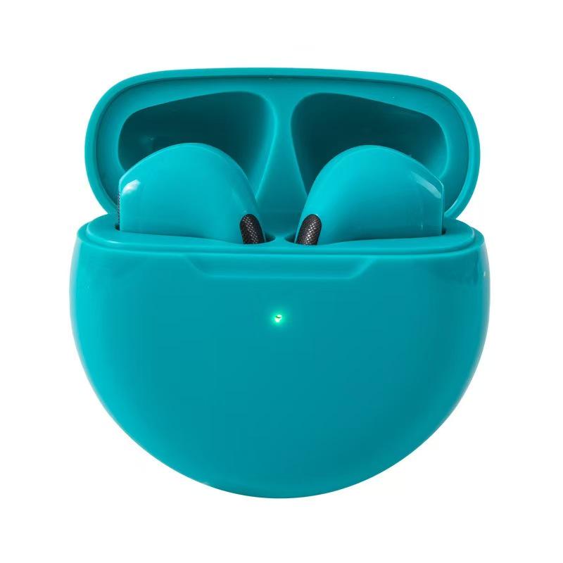 Pro6 Bluetooth True Wireless Sports Earphones: Semi-In-Ear, Touch-Control Stereo