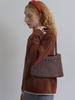 Tinknit Handmade Knit Basket Bag_Brown