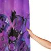 Young Warrior Anime Character Shower Curtain - Removable Polyester Bathroom Decor With Vibrant Starry Night Design, Machine Wash