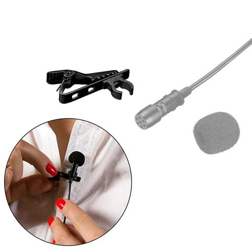 Microphone Clip, C-Bracket, Microphone Clamp, Lapel Tie Clip, Mini Microphone Clip (2 Pieces)
