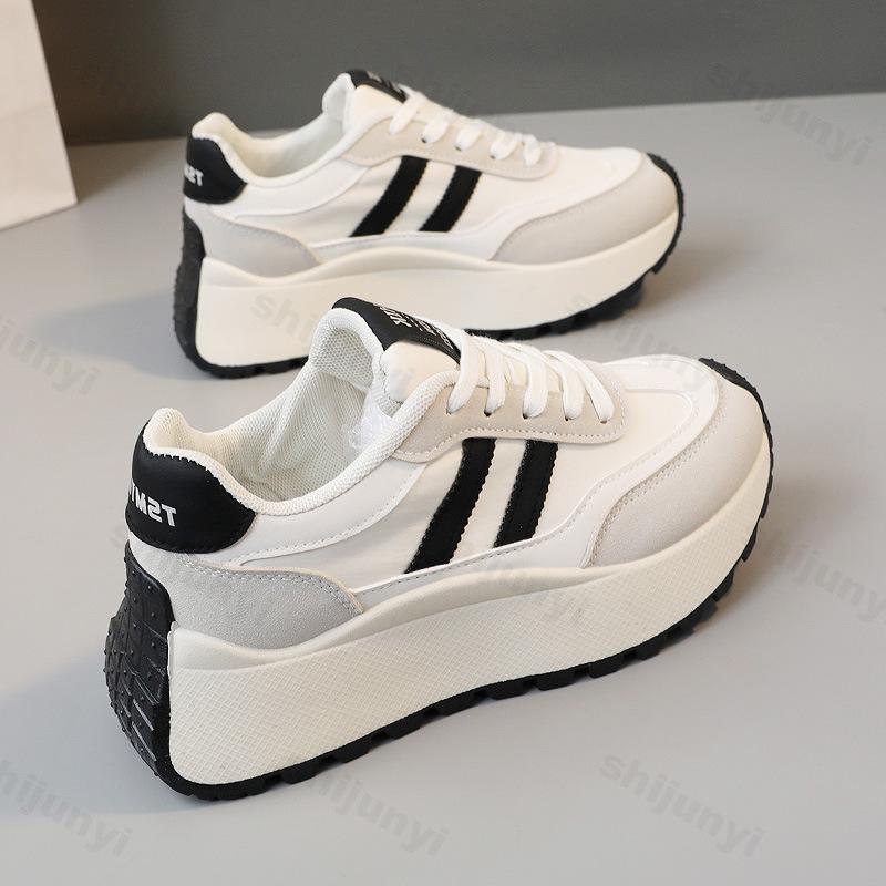Women Causal Sneakers Platform 2026 Autumn Walking Shoes Woman Fashion Lace Up Sports Shoes Outdoor Non-slip Running Shoes