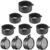 25mm-69mm Black Airsoft Hunting Rifle Scope Lens Cover Flip Up Quick Spring Protection Cap Objective Lense Lid