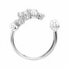 Swarovski Constella Decorative Open Design Ring Women's Silver 5705599