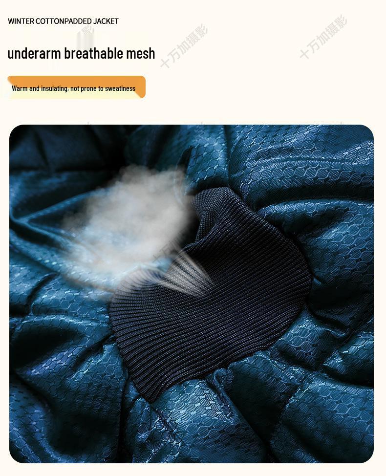 Unisex zimowa bawełniana kurtka kamuflażowa: Gruby, Odpinany, Średniej długości, Wodoodporny, Wiatroszczelny i Odporny na ścieranie