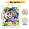 Disney Toy Story Alien digital oil painting diy handpainted coloring painting home decoration, perfect for wall art craft hobby decor.