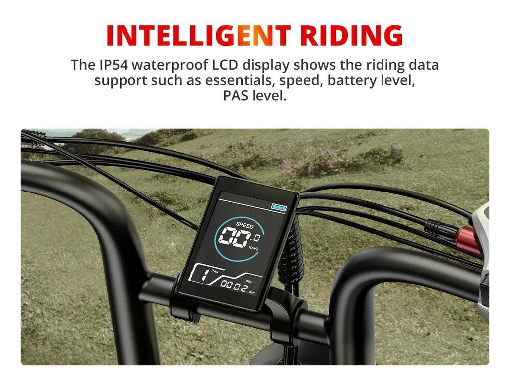 Neues E-Bike S8 2000W Doppelmotor 48V 25AH 20-Zoll Fat-Reifen, vordere und hintere Stoßdämpfung, Elektrofahrrad für Erwachsene mit Pedalen.