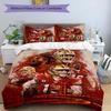 3pcs San Francisco 49ers LOGO Pattern Bedding Set Duvet Cover Set Includes Duvet Cover &pillowcases, Perfect All Season Bedroom Decoration & Gift