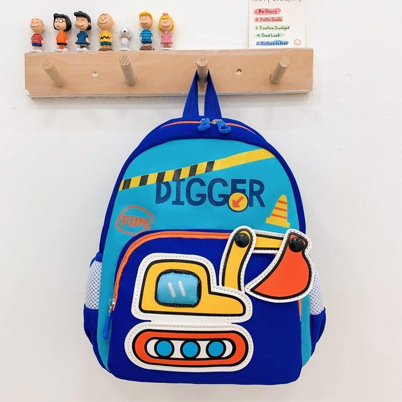 Backpack Adjustable Excavator Shoulder Strap Bag Childrens Vehicle Engineering