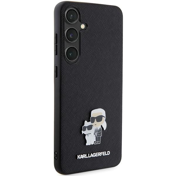 Karl Lagerfeld Klhcs24Mpsakcmpk S24+ S926 Hardcase Czarny/Black Saffiano Karl & Choupette Metal Pin