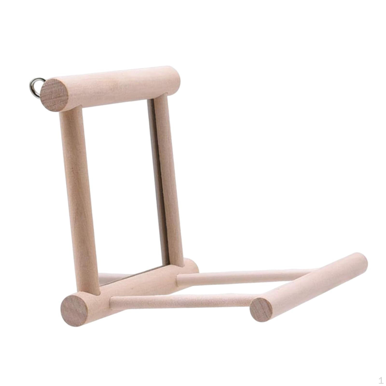 

Birds Mirror for Cage Interactive Play Toy Parakeet Hummingbird Bird Perch Budgies