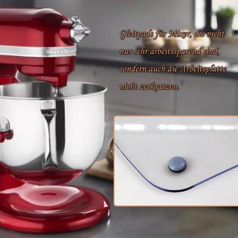 Clear Acrylic Mixer Slider Mat Coffee Maker Pad Moving Mat for 4.5-5QT 5K45SS 5KSM175PS 5KSM125 Stand Mixer Accessories